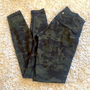 Lululemon green camo leggings
